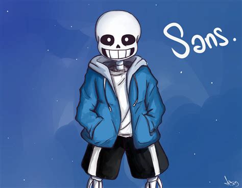 Undertale Sans The Skeleton By Frizzyneko On Deviantart