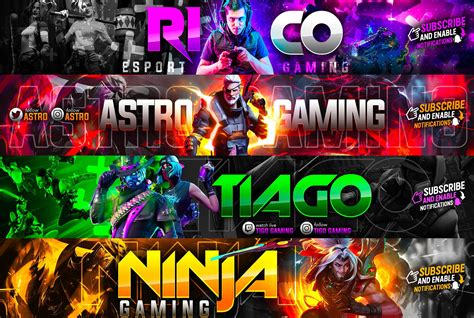 Youtube Twitch Discord Twitter And Facebook Gaming Banner Etsy