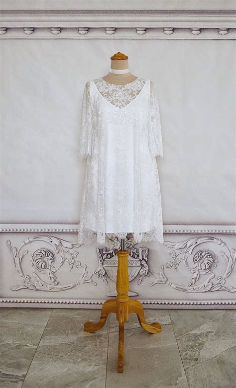 Empire Short Wedding Dress Casual Small Wedding Dress Little White