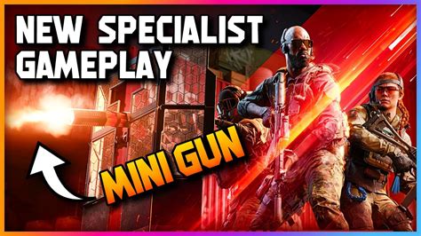 New Battlefield Specialist Charlie Crawford Mini Gun Gameplay