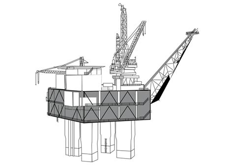 Drilling Rig Drawing At Explore Collection Of