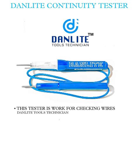 DANLITE Continuity Tester With Indicator Red Led For Project Or