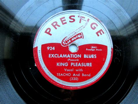 Popsike KING PLEASURE EXCLAMATION BLUES MOODY MOOD FOR LOVE