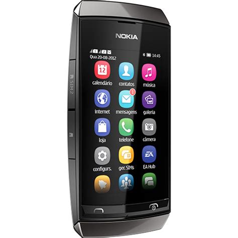 Celular Nokia Asha Desbloqueado Cinza Dual Chip C Mera Mp