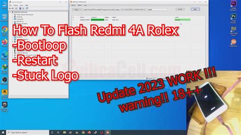 Tutorial Flash Redmi A Rolex Via Fastboot Update Work Youtube