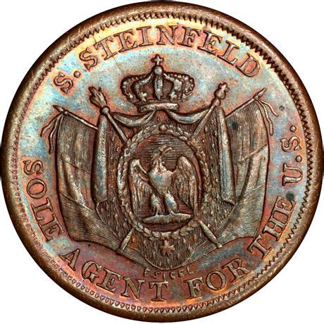 Civilwartokens 13 NY630BU 3a PCGS MS63 BN French Cognac New