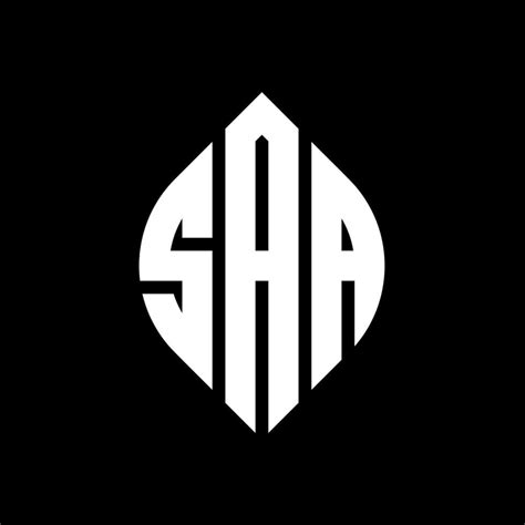 saa circle letter logo design  circle  ellipse shape saa