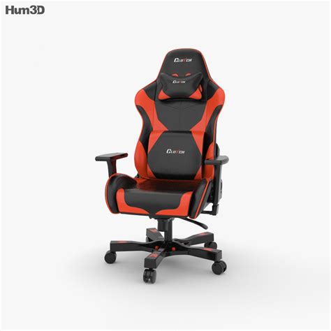 Gaming chair 3D model - Furniture on Hum3D