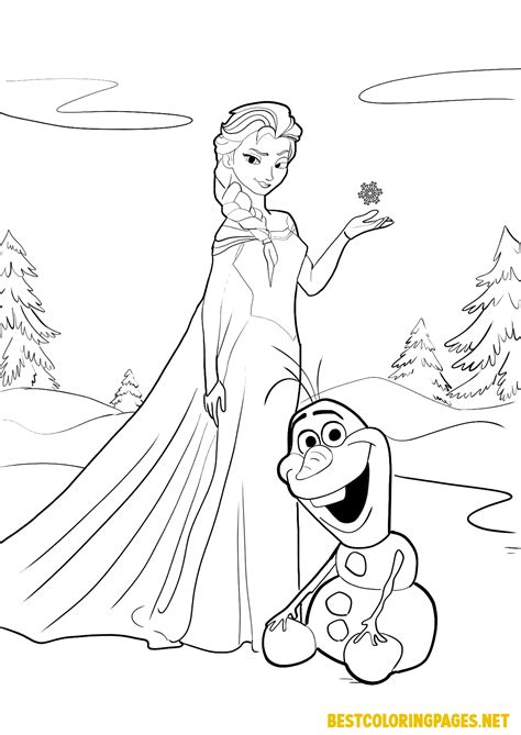 Printable Elsa Coloring Pages Customize And Print Hot Sex Picture