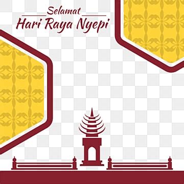 Happy Nyepi Day Balinese Temple Ubud Seclusion Day Png And Vector