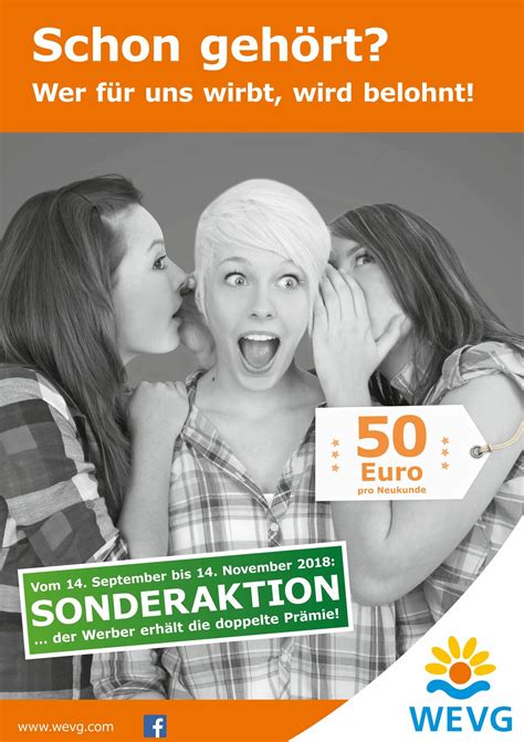 Kunden werben Kunden: Sonderaktion vom 14. September bis 14. November