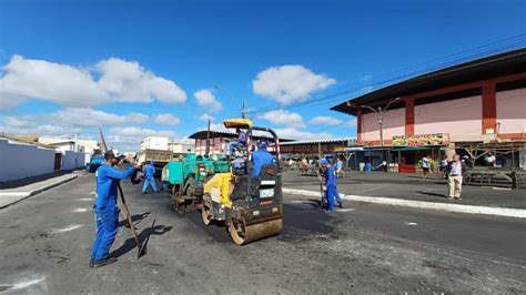 Prefeitura Inicia Obra De Recapeamento Asf Ltico Em Ruas Do Entorno Da