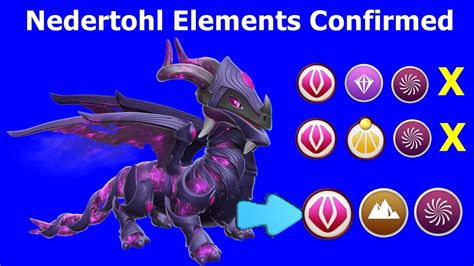 DML Confirmed Nedertohl Elements Dragon Mania Legends Collected