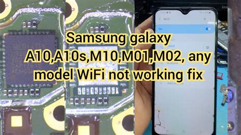 Samsung Galaxy A10a10sm10m01m02 Any Model Wifi Not Working Fix Youtube