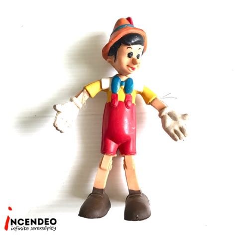 Vintage Walt Disney Brabo Flexible Bendable Pinocchio Toy