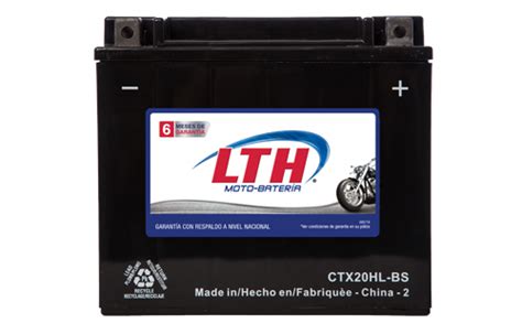 Baterías de motor LTH CTX20HL Servicentro Serrata