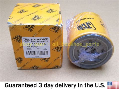 JCB BACKHOE GENUINE JCB ENGINE OIL FILTER PART NO 02 630935A EBay