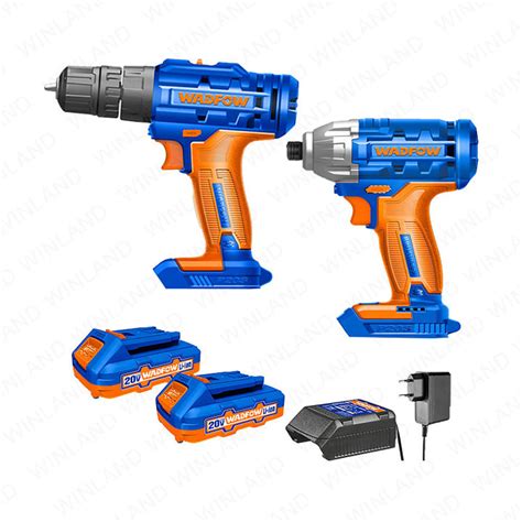 WADFOW By Winland P20S Lithium Ion Combo Kit Cordless Drill And Impact