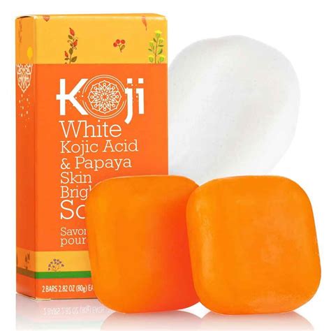 koji white kojic acid papaya skin brightening soap  original