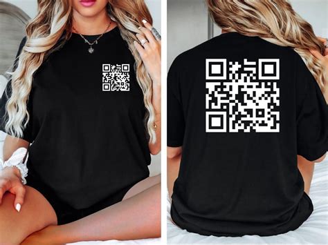 Middle Finger QR Code Funny Shirt Fuck You QR Code Sarcastic Joke Gag Gift Ideas Funny Middle