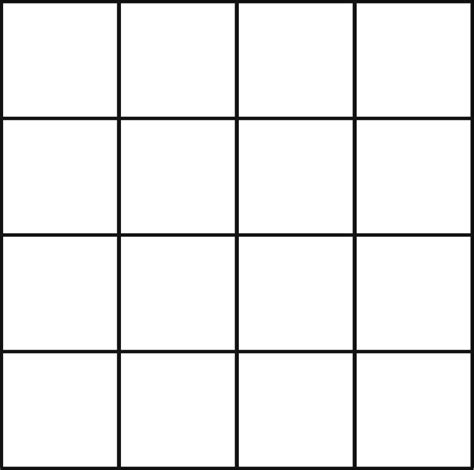 Free Blank Bingo Board Template