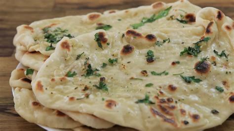 Naan Bread with Garlic Butter Recipe | Recipes.net