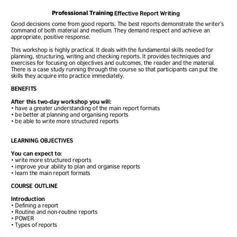 Free 41 Sample Report Writing Format Templates In Pdf