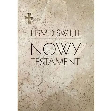 Nowy Testament okładka marmur książka kategoria Biblia Drukarnia