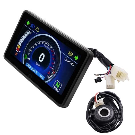 Universal Motorcycle Full Color LCD Display Multi Function Instrument