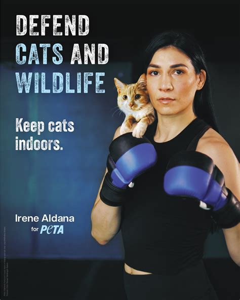 Irene Aldana Stars In Knockout PETA Ad PETA