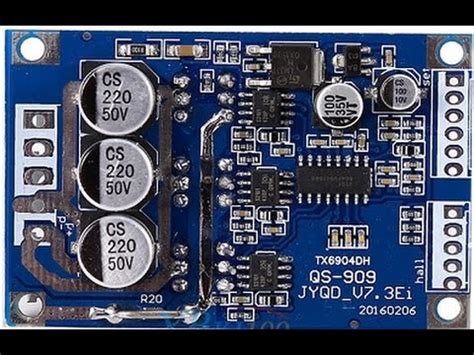 V V W Brushless Motor Controller Part Youtube