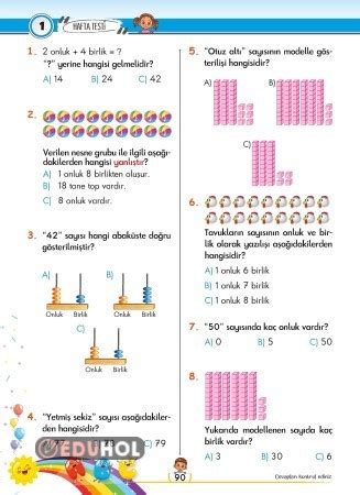 2 Sınıf Matematik Doğal Sayıl Eduhol Etkinlik İndir Oyun Oyna