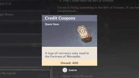 Genshin Impact Obtain 300 Credit Coupons Game Of The Rich Quest YouTube