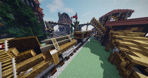 Steampunk Train Station Minecraft