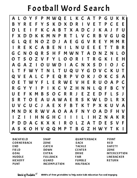 Printable Word Search | World of Printables