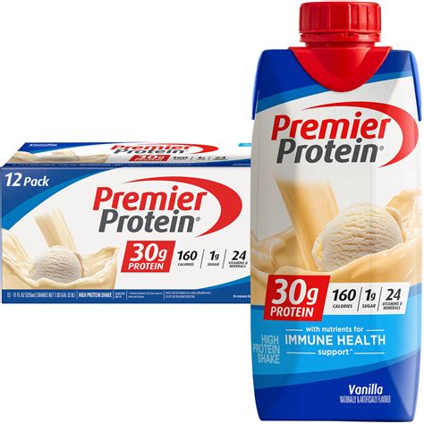 Premier Protein Protein Shake, Vanilla, 30g Protein, 1g Sugar, 11 fl oz