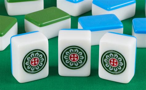 Yiniuren Chinese Mahjong Set Large 16 Inch Mahjong Tiles