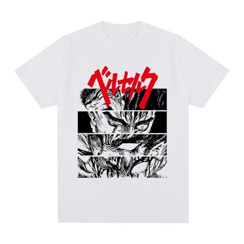 Berserk T Shirts Berserk Guts Swordsman Japanese Manga Classic T