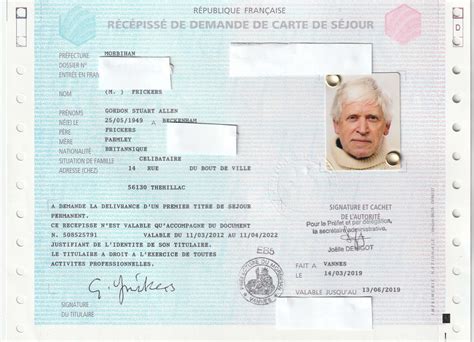 recipice carte de séjour récépissé de titre de séjour Brapp