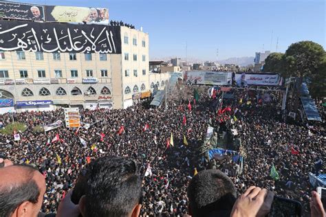 Body of Killed General Qasem Soleimani Arrives for Burial in Southeast Iran