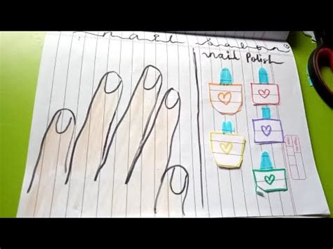 Paperdiy Nail Arts Tutorial Nail Care Asmr Youtube