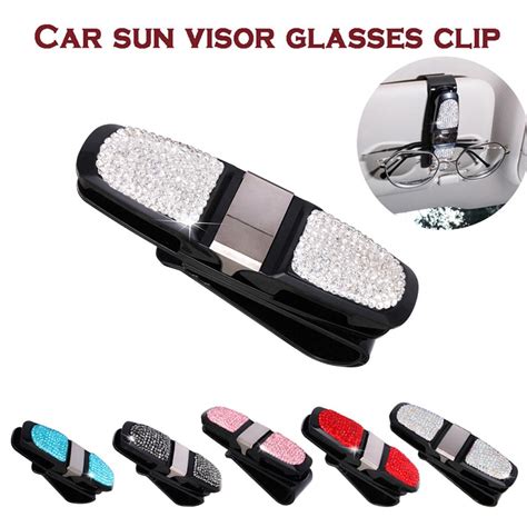 Buy QH 1PCS Universal Car Sun Visor Glasses Sunglasses Holder Clip