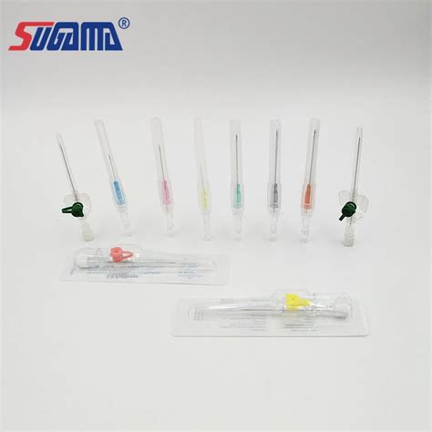 Sterile Types Of Catheter Size And Color With Wing Injection Port Iv Cannula Manufacturer In