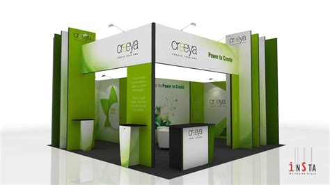 3 In 1 Exhibition Stand Design Ideas Using Creeya™ Custom Modular