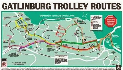 Gatlinburg Trolley Routes | Gatlinburg map, Gatlinburg tennessee, Tennessee vacation