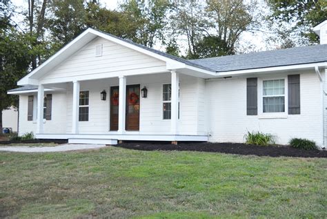 Adding a Front Porch to a Brick Ranch - Beneath My Heart