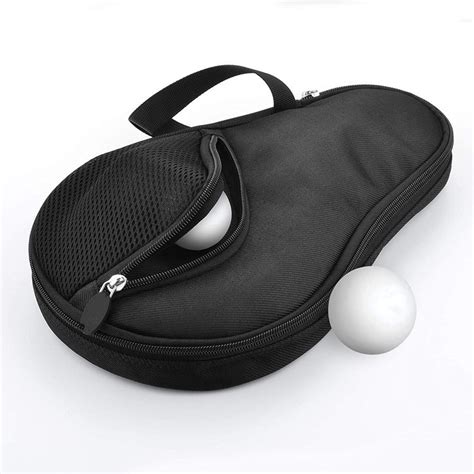 Carry Bag Ball Storage Pocket Table Tennis Racket Case Cover Ping Pong