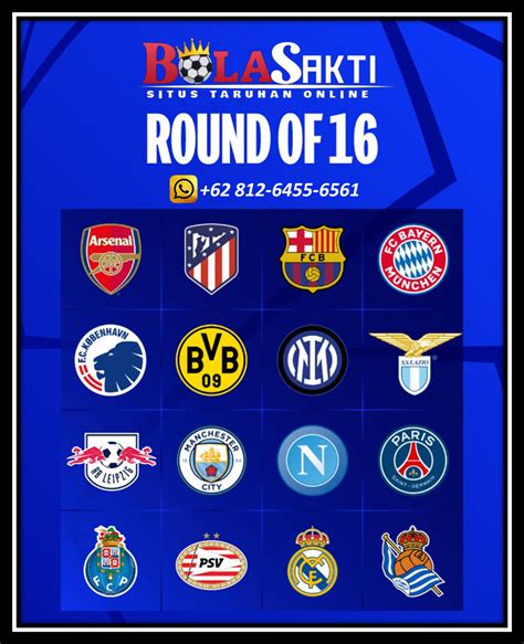 Daftar Tim Lolos 16 Besar Liga Champions 2023 2024 Ninjabolasakti