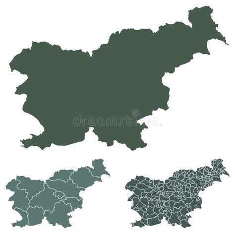 Mapa Da Eslov Nia Esbo A O Modelo De Vetor De Regi Es Administrativas