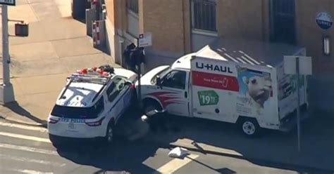 U Haul Hits Pedestrians In New York City Cbs News